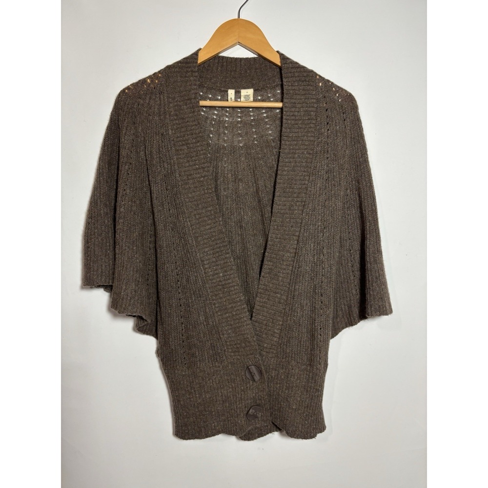 Anthropologie Brown Cardigan Sweater